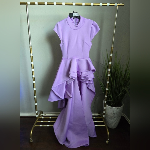 Lilac High Low Top - Picture 2 of 3